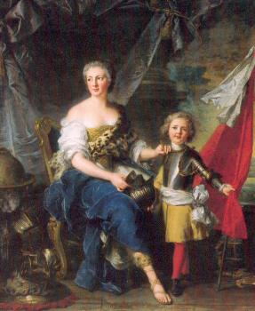 讓 馬尅 納迪爾 Mademoiselle de Lambesc as Minerva, Arming her Brother the Comte de Brionne